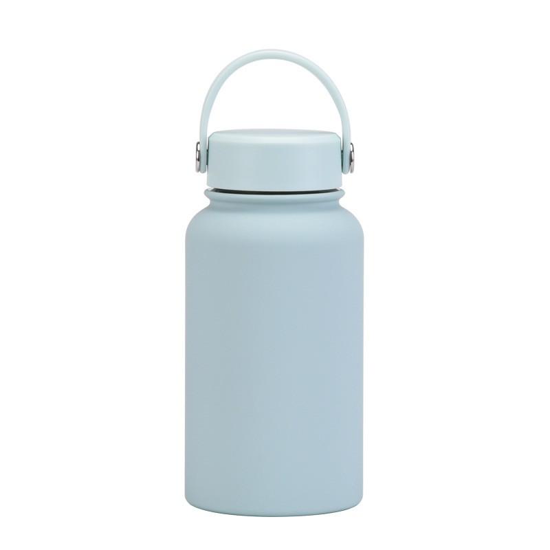 650ml Vacuum Insulated Stainless Steel Travel Water Bottle Outdoor Sports Office Daily Use Leakproof Portable 12H
