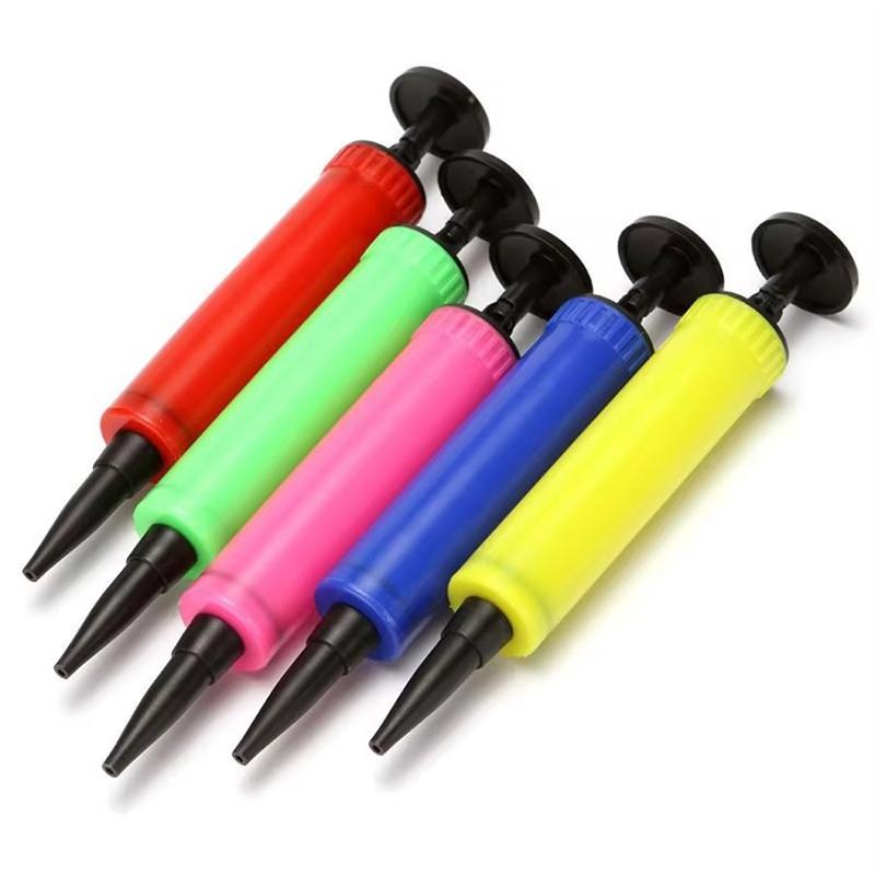 3/6PCS Colorful Balloon Pump Handheld Balloon Inflator Suitable for Wedding Birthday Party Decorative Balloon Inflating Tool ZYF