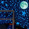 Creative Star Space Astronaut Luminous Bedroom Living Room Wall Decoration Stickers