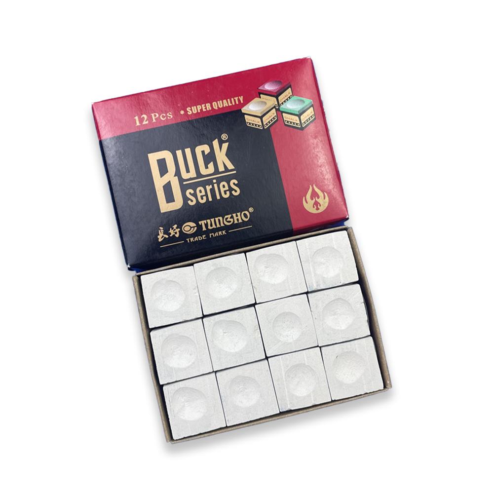 

12 шт./кор. мел для бильярдного кия, американский черный, 8 наконечников для кия, квадратный порошок, принадлежности для бильярда, аксессуары белый