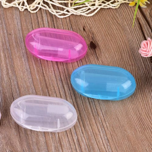 Depisuta Baby Toothbrush, Tongue Brush, Baby Finger Toothbrush, Oral Cleaning Tool for Babies, Toddlers, and Children