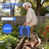 Gardening Work Seat Rolling Seat, Height Adjustable Garden with Wheels, Heavy Duty Cart Tool Storage Tray for Seniors Yard Patio Work, 330