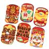 6PCS Cartoon Lucky Snake Year Red Envelope Blessing Best Wishes New Year Money Envelope Paper 3D 2025 Hong Bao Spring Festival