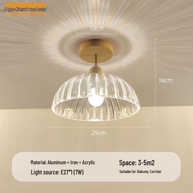 Nowoczesna Minimalistyczna Lampa Sufitowa w Kształcie Kwiatu do Korytarza, Klatki Schodowej, Balkonu lub Foyer