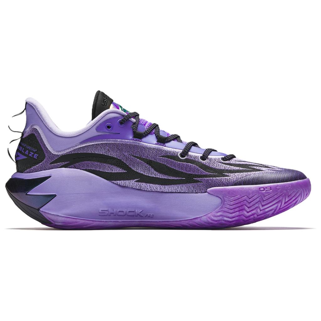Anta A-Shock Pro 7 Nebula Professional Basketball Shoes Men Sneakers Purple 112531126-2