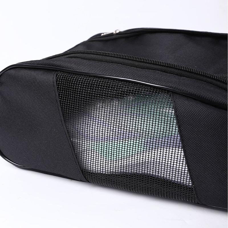 Basketball Training Shoe Bag Mesh Breathable Waterproof Large Capacity Pouch for Outdoor Sports Gym Travel