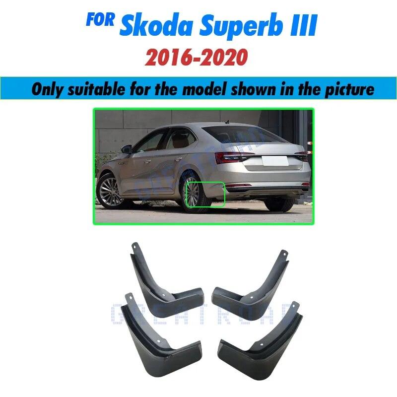 Zestaw formowanych błotników samochodowych do Skoda Superb III 3V 2016- błotniki błotniki błotniki błotniki błotnik przód tył stylizacja