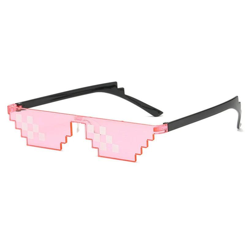 1Pcs Pixel sunglasses Retro Pixel glasses  Adult boys and girls Photo props birthday party supplies