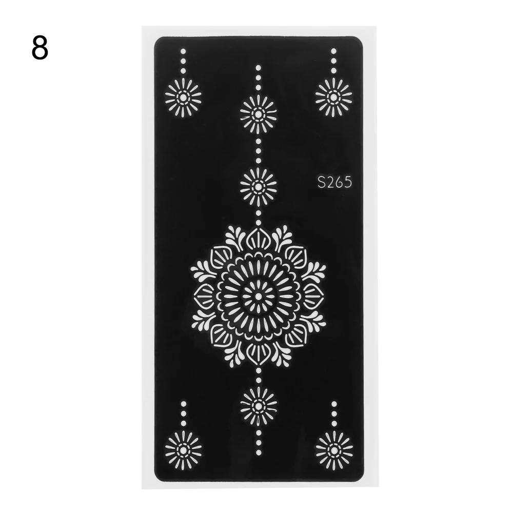 2025 Neues Professionelles Henna Schablone Temporäres Handtattoo Körperkunst Aufkleber Vorlage Hochzeit Werkzeug Blume Tattoo Schablone