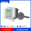 High Precision RS485 Duct Temperature & Humidity Sensor with Display for Industrial Air Conditioning