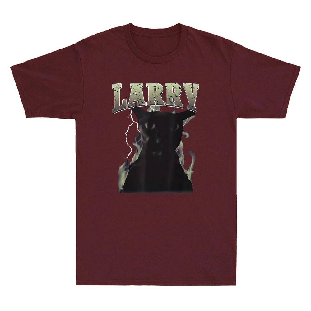 Răul Larry Pisică Dank Brainrot Meme Amuzant Grafic Retro Tricou cu Mânecă Scurtă pentru Bărbați la Modă și Street Hip-hop Îmbrăcăminte pentru Bărbați