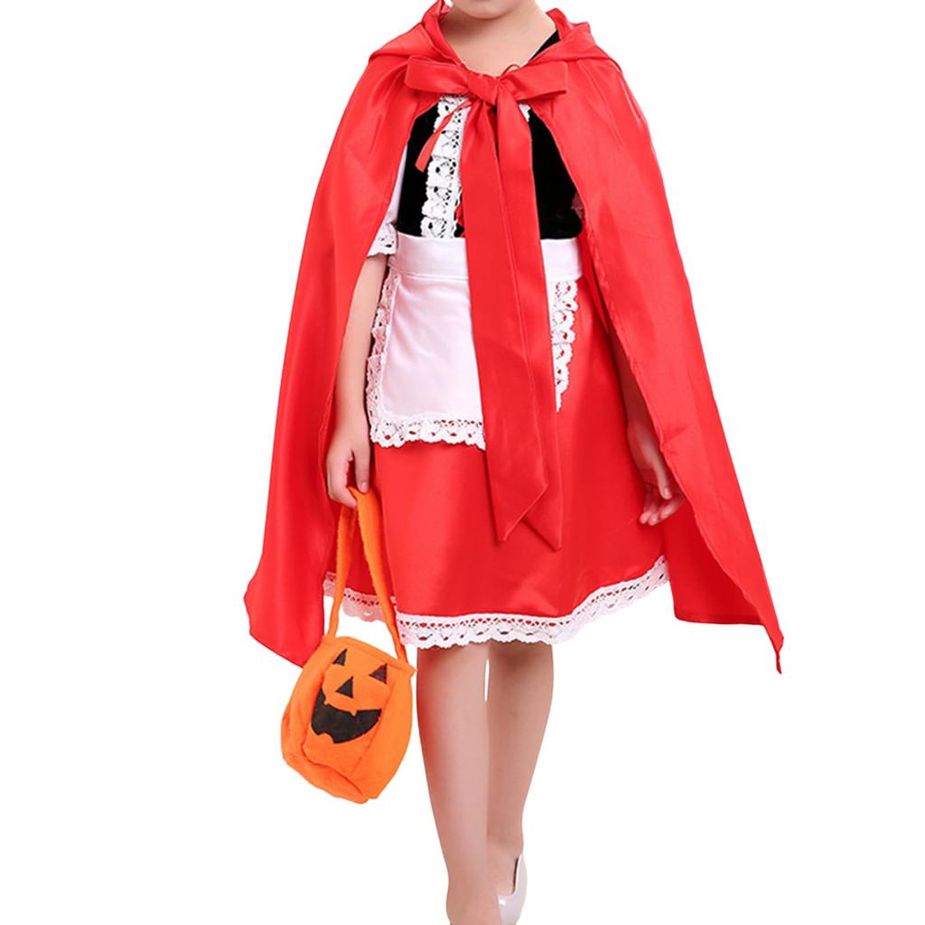 Kids Red Riding Hood Costume for Halloween Dress Up
