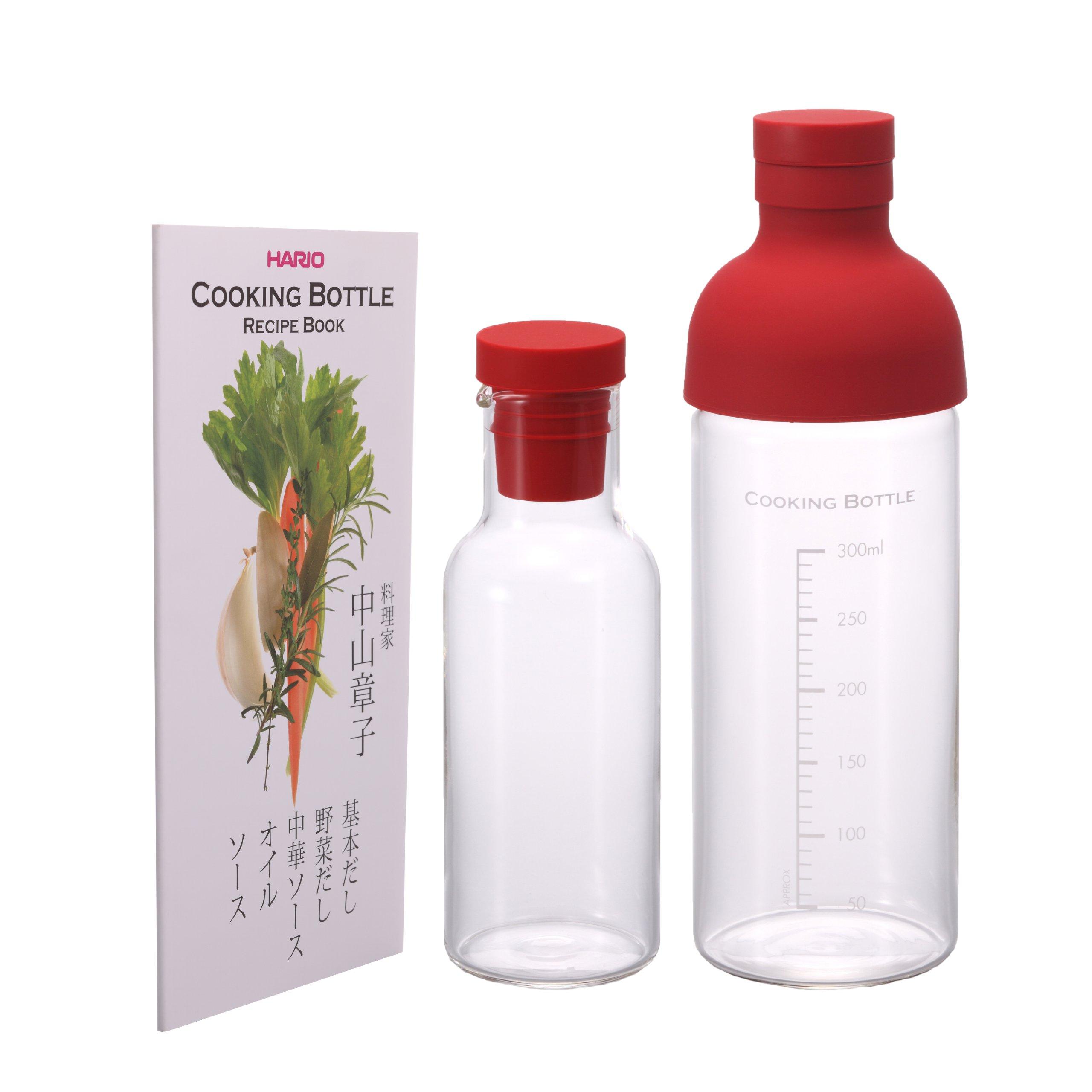 

HARIO Cooking Bottle Set Red Made in Japan CKB-3012-R