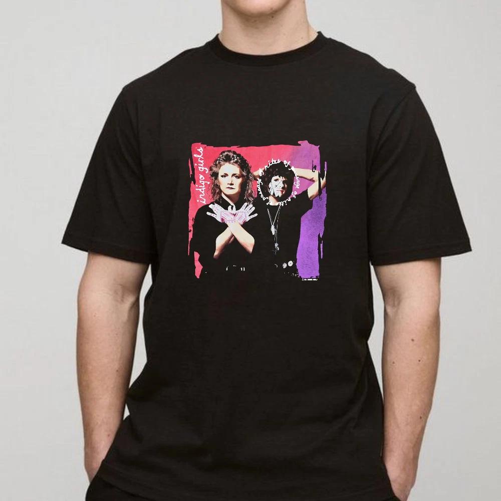Indigo girls tour 90s tshirt rare vintage music shirt S