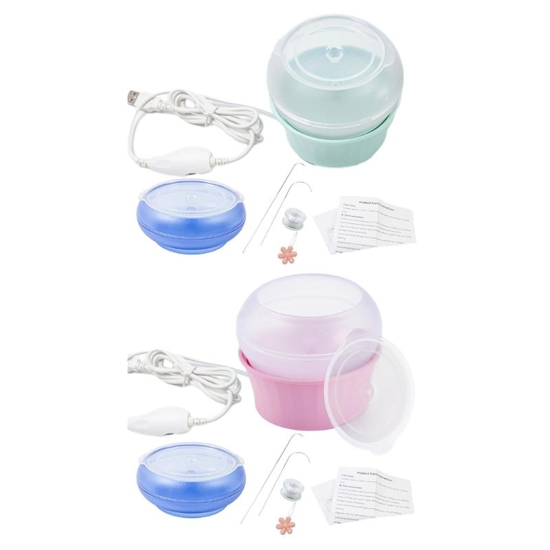 Kits de Girador de Contas de Argila com Passador, Fio, Tigela de Contas Pequena Grande, para Fazer Pulseiras, Colares, Correntes de Cintura