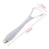 1pcs Travel Portable Double Layer Tongue Scraper Reusable Stainless Steel Oral Mouth Brush Case Non-slip Handle Tongue Scraper