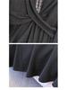 Autumn/Winter Plus Size Women's Mid-Length Dress: Stylish & Age-Reducing Design for 130-350 Jin