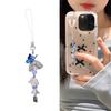 Handmade Acrylic Phone Charm Lanyard Chain Feature Interchangeable Beads For Girls Trendy Jewelry Accessory