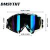 Non-polarized Motorcycle Goggles for Men Women Motocross Glasses Safety Protective Night Vision Helmet Goggles Vintage Driving Eyeglasses