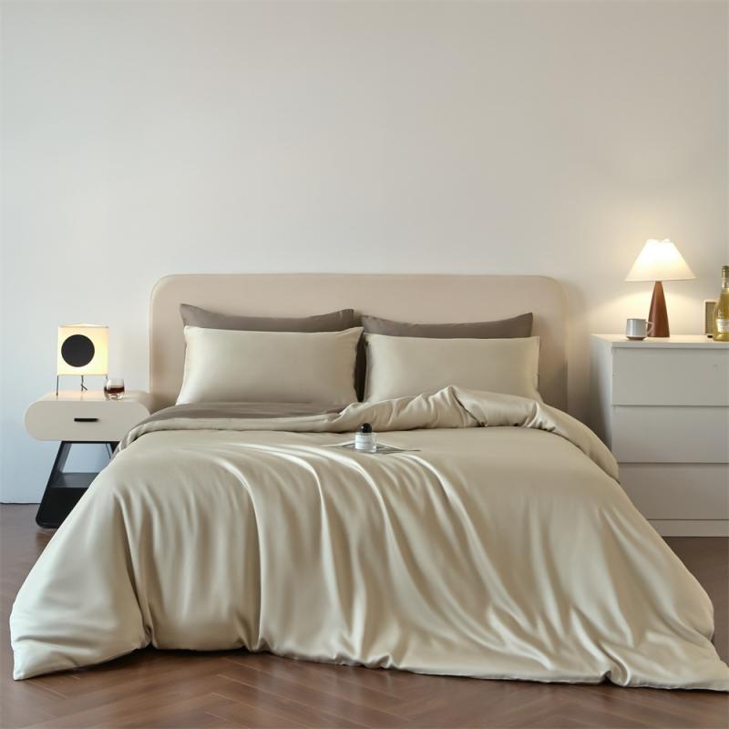 Svetanya 100s Lyocell Silkly Bedding Sets Summer Bed Linens Ru Europe Queen King Single Size Pillowcase Sheet Duvet Cover