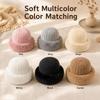Windproof Knit Beanie Hat Cold-Resistant Warm Knitted Cap Stylish Slouchy Winter Hat  Outdoor Wear