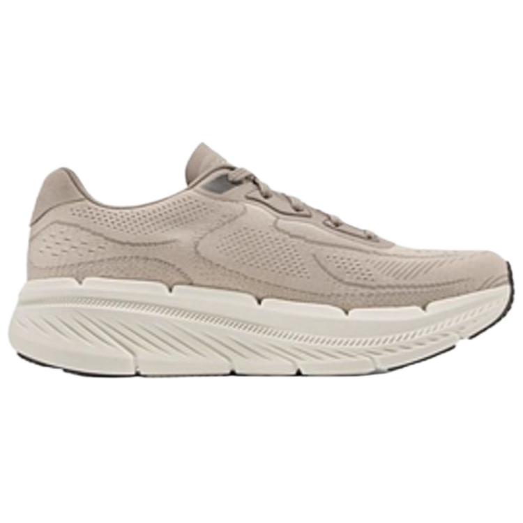 Skechers Max Cushion Comfortable Soft Supportive Rebound Running Shoes Men Sneaker Gray Brown 220775-TPE