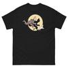 Avventure di Tintin T-shirt Grafica Nera Unisex T-shirt Classica