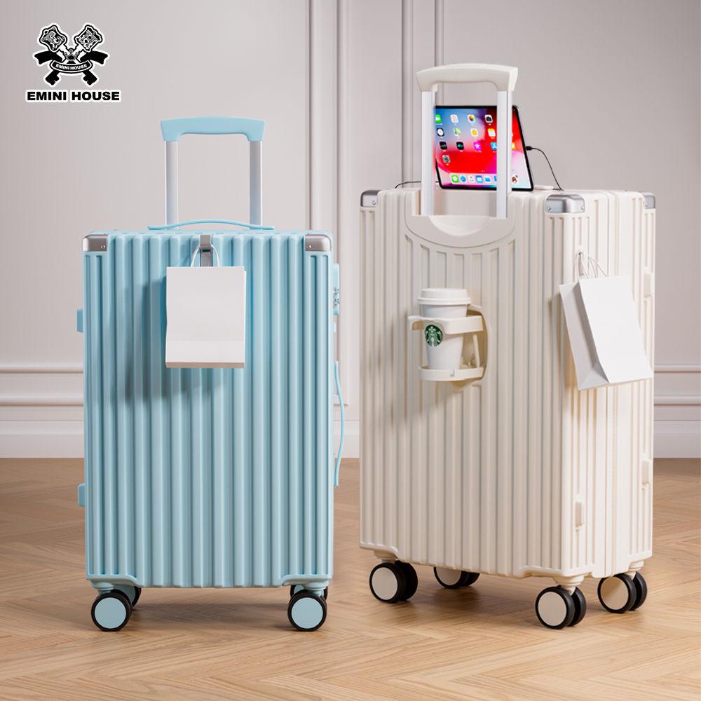 2025 Sturdy Multifunctional Large Capacity Trolley Suitcase with Password Lock for Women, Men, and Students