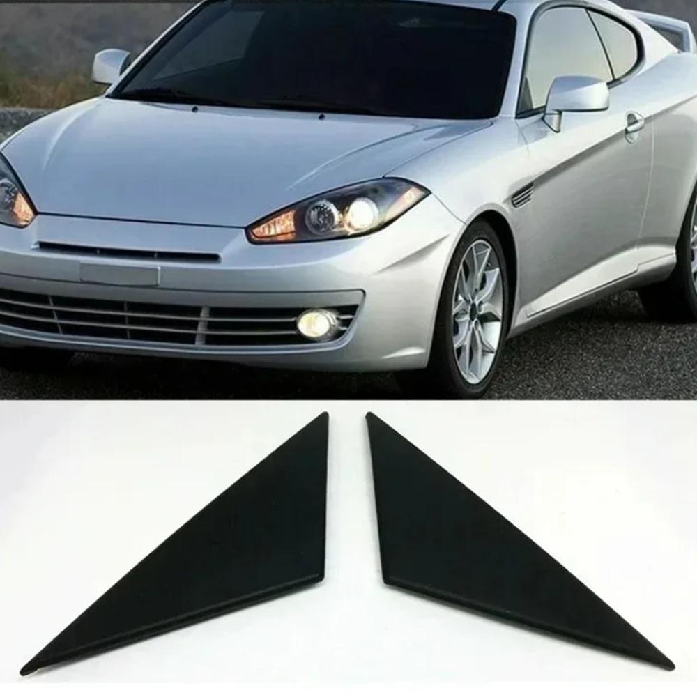 2Pcs Left & Right Rear View Mirror Corner Molding For Hyundai Tiburon Coupe 2002-2008