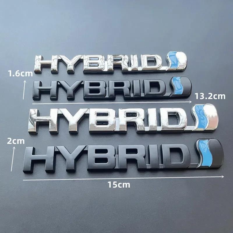 Autocolante Embleme Insigne Metalice 3D HIBRID Aripă Laterală Portbagaj Spate Pentru Toyota Prius Camry Crown Auris Rav4s TRD