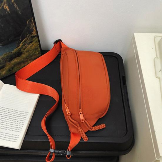 Crossbody Fanny Pack for Women Men Waist Bag Pack with Adjustable Strap Solid Color Belt Bag Pack for Daily Outings Travel