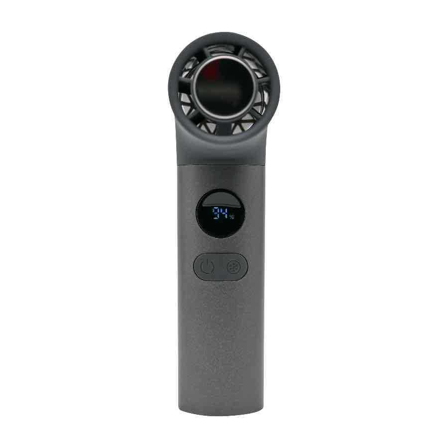 

2026 Bendable Handle Mini Portable High-Speed Cooling Fan with Ice Pack 68x43x153mm сірий колір