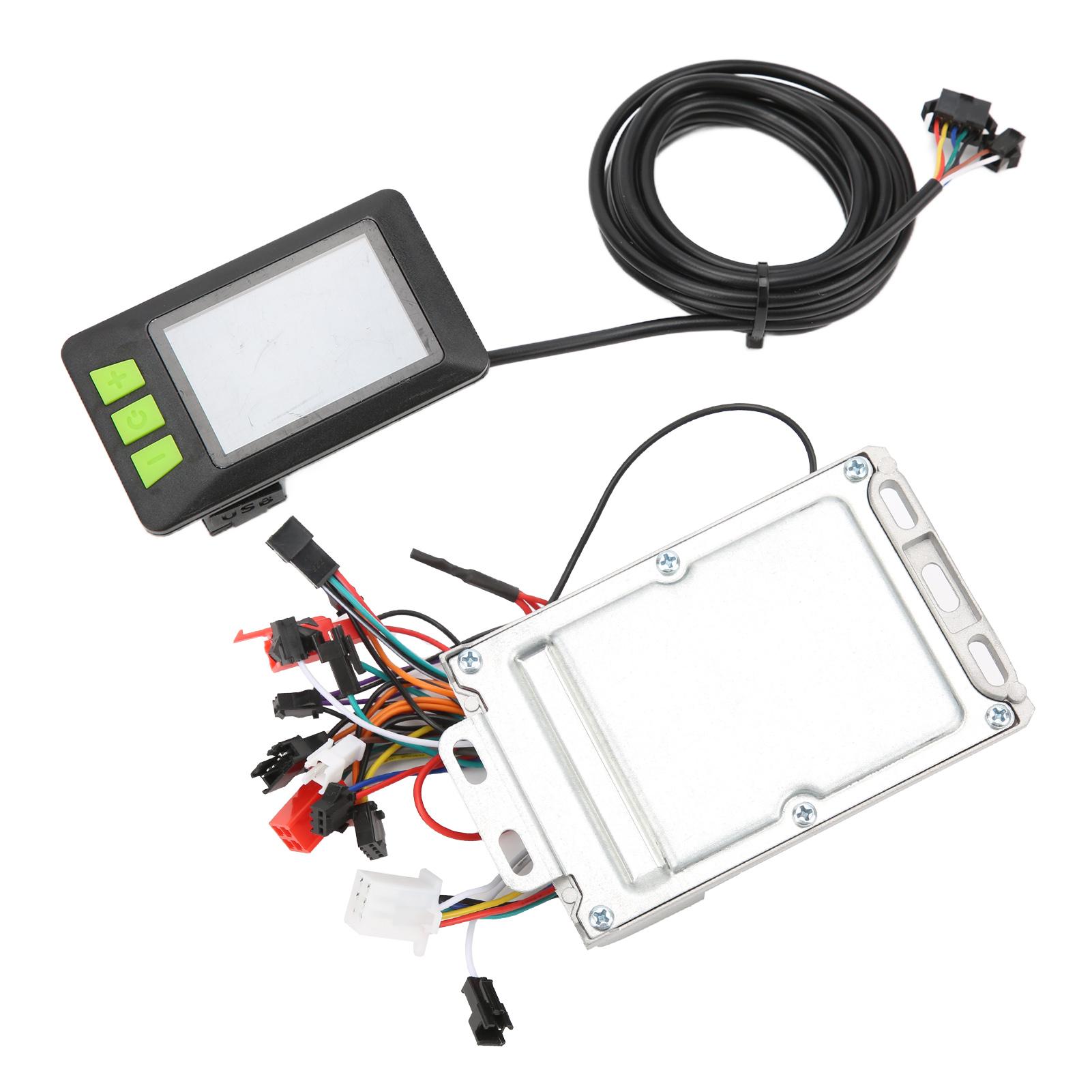 

Electric Bicycle Instrument Controller LCD Brushless Motor Controller Scooters Accessories 34V 48V 500W