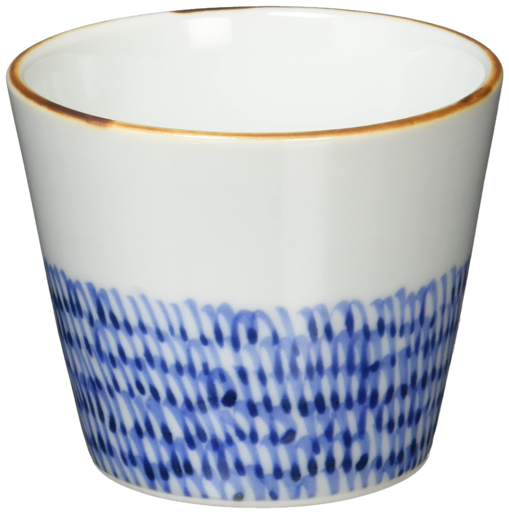 

Посуда Ёсида Фабрика керамики Фукусен Соба Тёко Арабеска 60437 (Маленький узор) синий