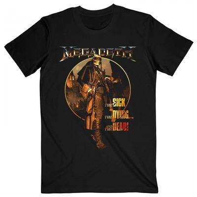 Megadeth Unisex Adult The Sick, The Dying And The Dead Album Cotton T-Shirt