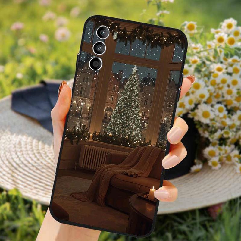 

Phone Case For Moto G85 G55 G05 G14 G75 G31 G50 G52 G60 G13 G32 G84 G54 G53 G72 G24 Power Christmas Cat Tree Moto G24