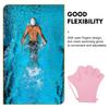 1 Pair Silicone Swimming Paddles Adjustable Swim Gloves For Water Fitness Diving Training Pool Exercises Adult Unisex