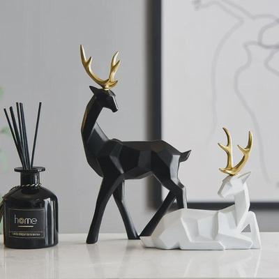 Nordische Hirschornamente für Wohnzimmer, TV- und Weinschrank, Büro und Heimdekoration