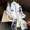 New Long Silk Scarf Women Print Hair Neck Square Office Ladies Shawl Bandanna Muslim Hijab Handkerchief Muffler Foulard Female