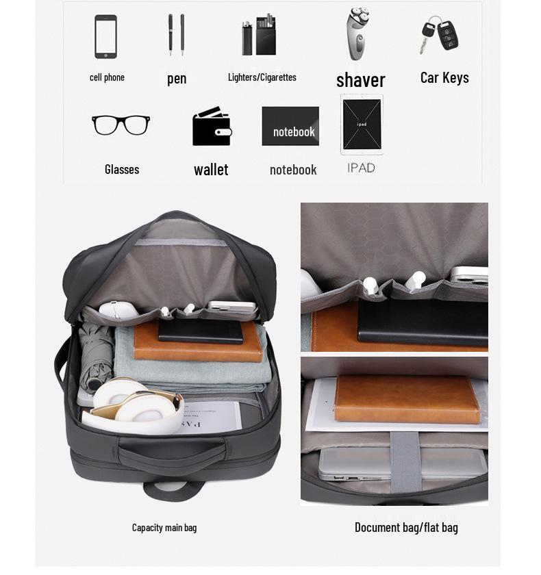High-End Unisex Waterproof Business and Travel Backpack for Laptops