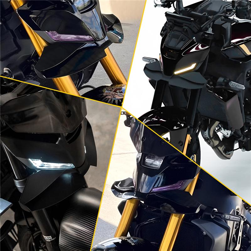 Motorcycle Front Fairing Winglets Aerodynamic Wing Shell Cover Protection Guards Kit For MT-09 SP MT 09 MT09 2024 2025