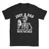 Just A Dad Who Always Came Back With The Milk T Shirt Summer  Cotton T-Shirts For Unisex Tee Shirt Short Sleeves Streetwear Tees