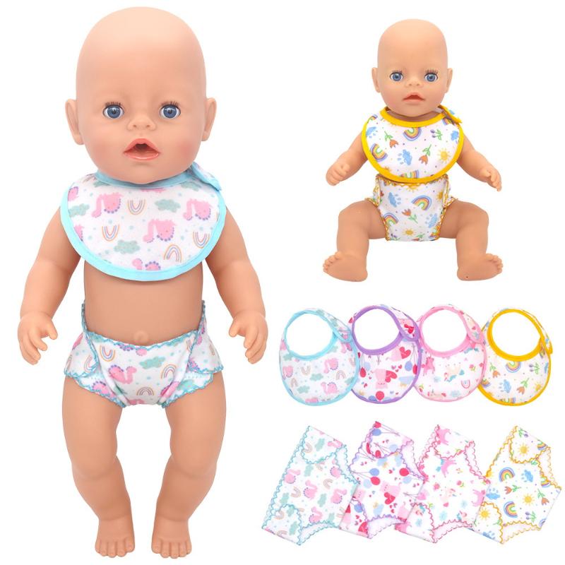 Doll Clothes Underwear Our Generation For 18 Inch Doll&Baby Doll Clothes 43Cm Baby Doll Clothes Christmas Doll Diapers