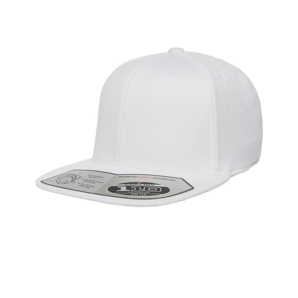 Yupoong Flexfit Unisex 110 Plain Fitted Snapback Cap