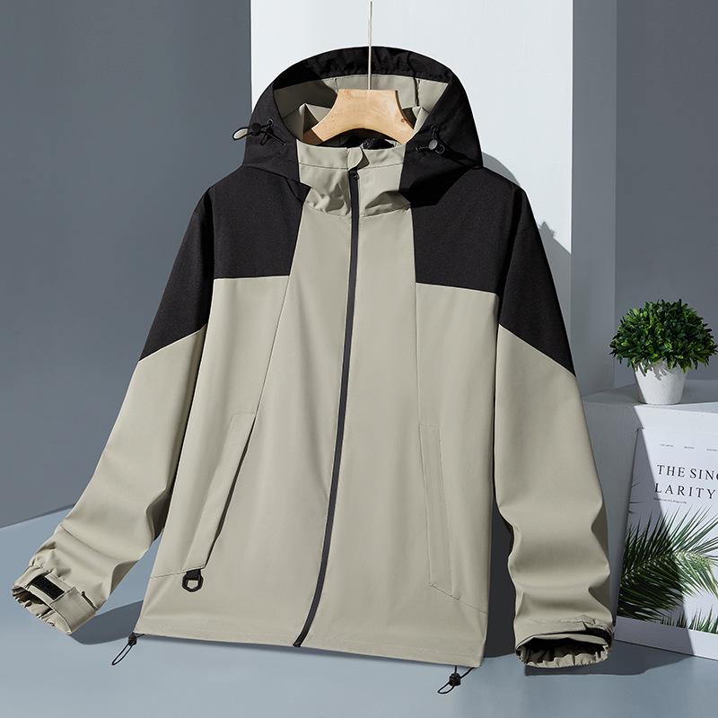 Jaqueta Softshell Corta-vento Masculina 2024 para Primavera e Outono - Top para Atividades ao Ar Livre e Montanhismo