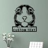 Personalized Guinea Pig Metal Wall Art, Custom Pet Name Sign, Farmhouse Decor for Indoor Outdoor