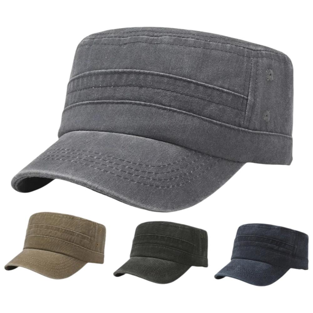 Fashion Anti-UV Fishing Hat Cotton Retro Baseball Cap Outdoor Sunscreen Casual Peaked Cap Men Women