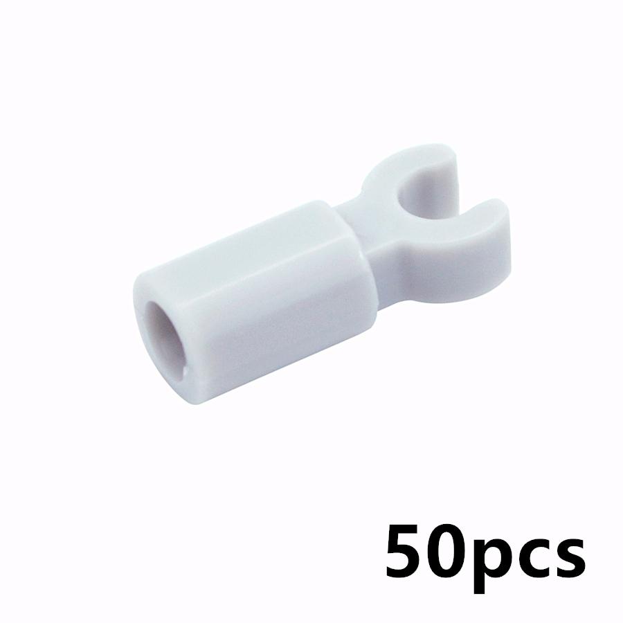 50Pcs Bricks Bar Holder with Clip 11090 Model Single Side Clamp Connector DIY City High-Tech Building Blocks Parts Toys