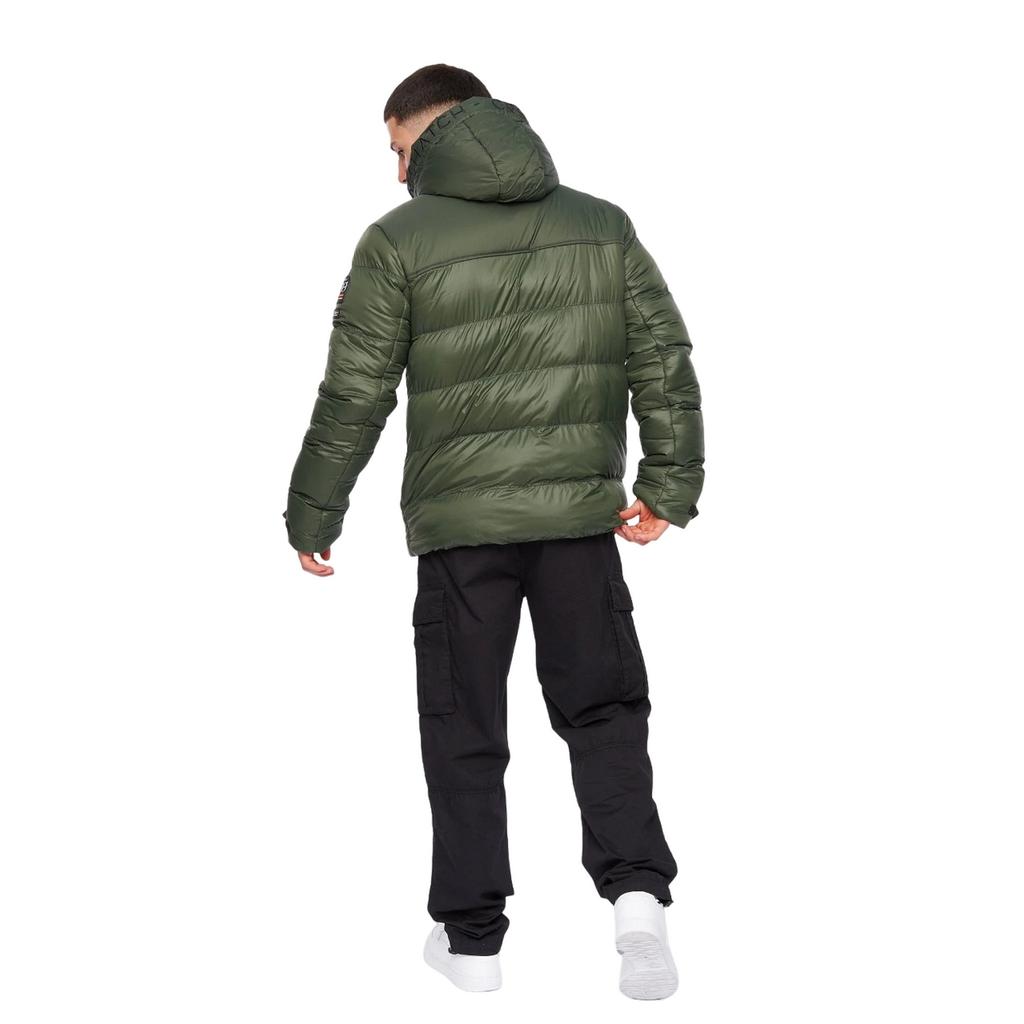 Crosshatch Pánská bunda s kapucí Craystore Puffer