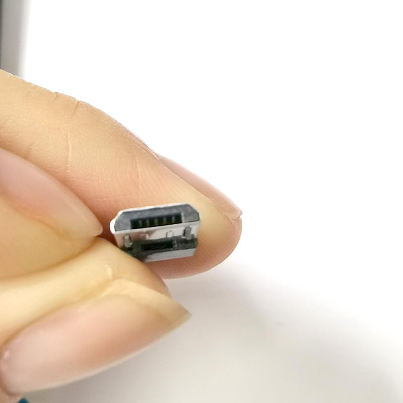 Micro USB 5PIN Welding Type Male Plug Connectors Charger 5P USB Tail Charging Socket 4 In 1 White Black